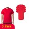 Gildan Heavy Cotton DIY T-Shirt Value Pack, Red Multi Count Pack Project Blanks